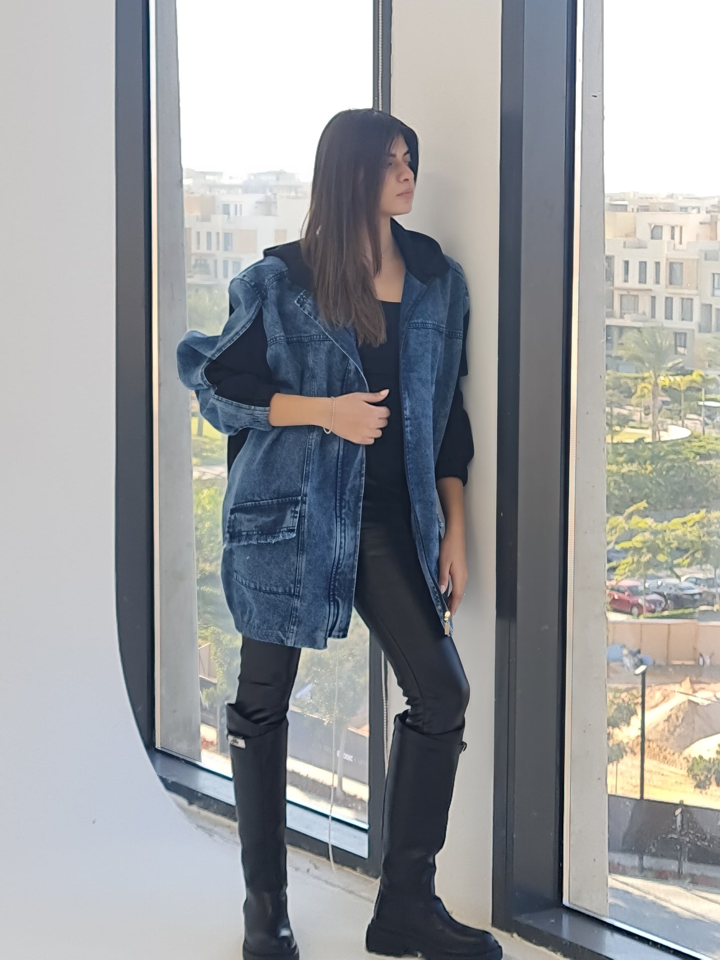 Over size Denim jacket 2 colours