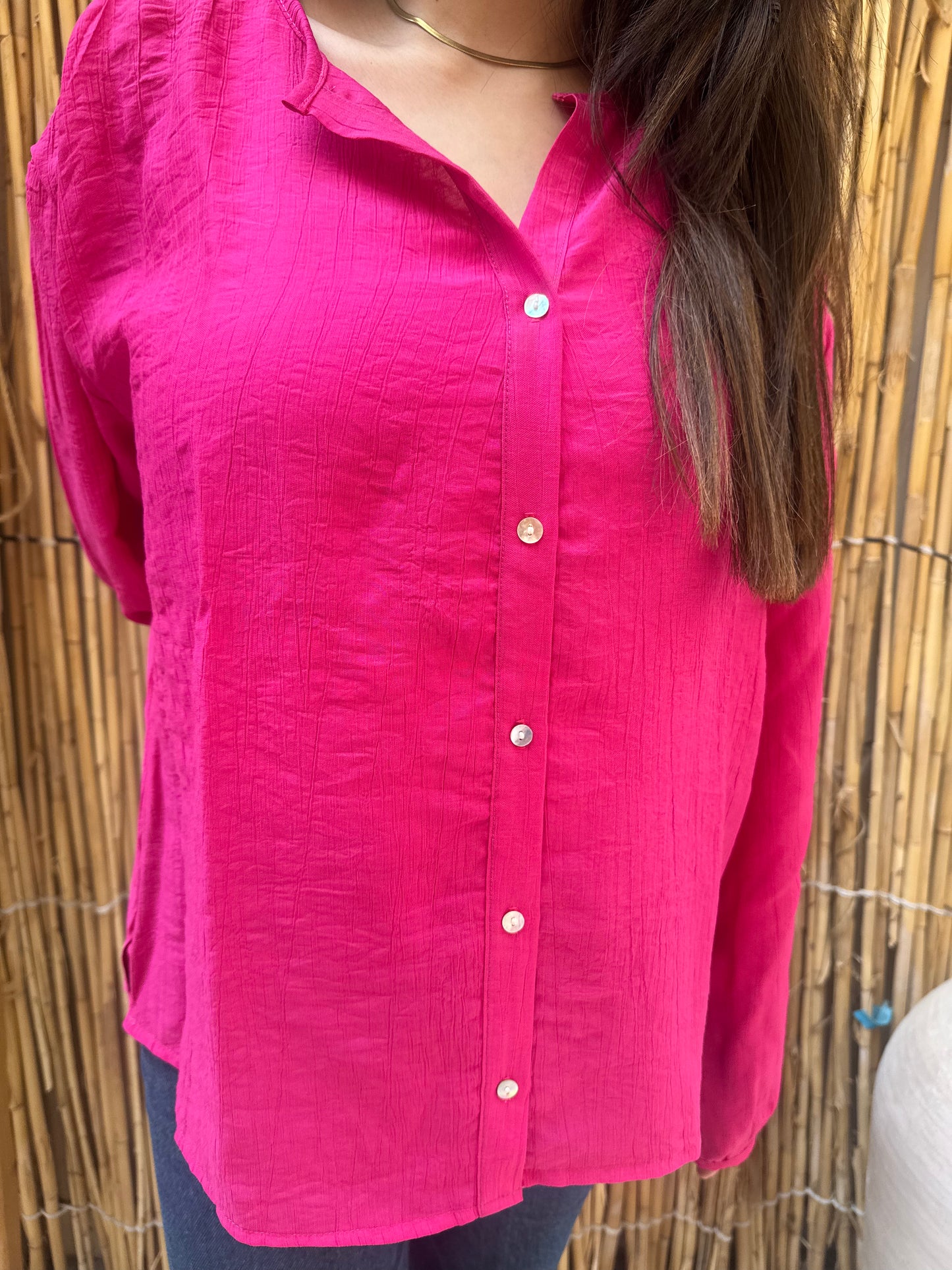 Galaxy fuchsia shirt