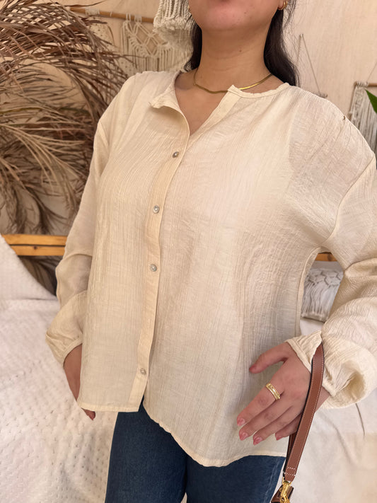 Galaxy beige shirt