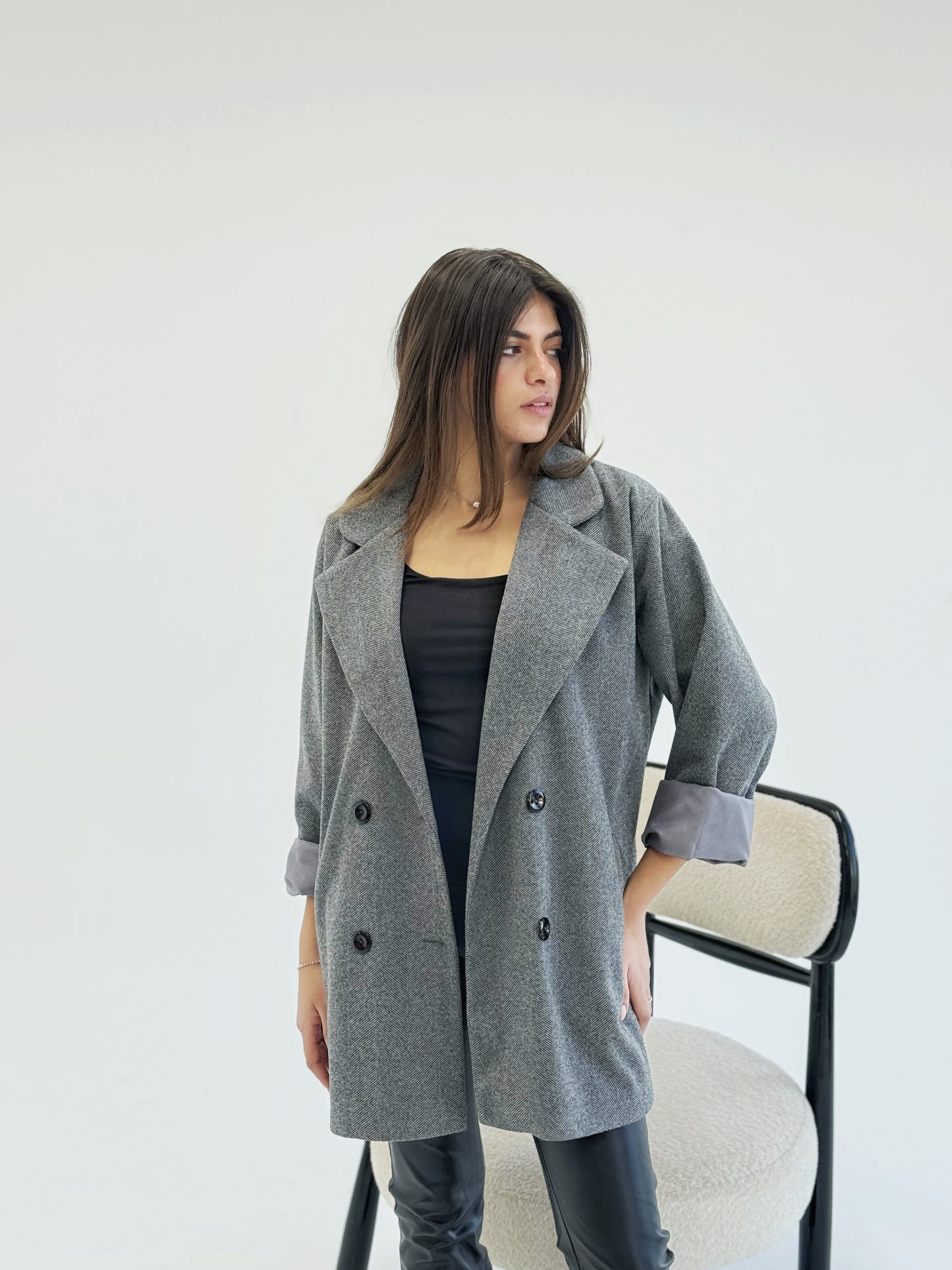Tweed gray jacket