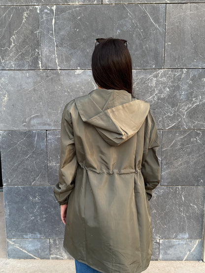 Olive waterproof jacket