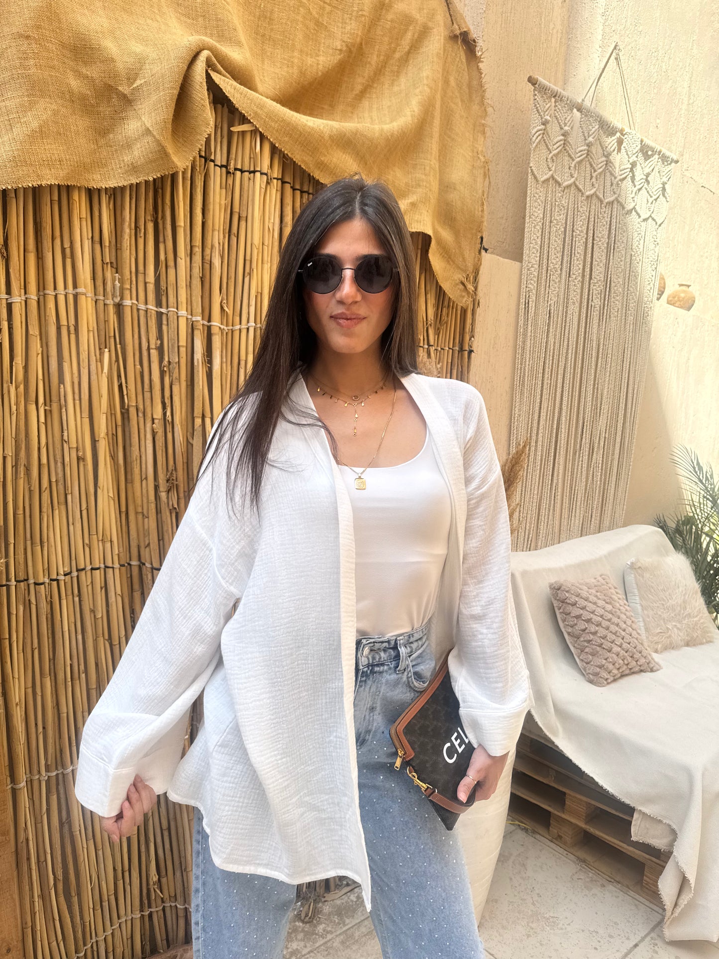 White summer cardigan