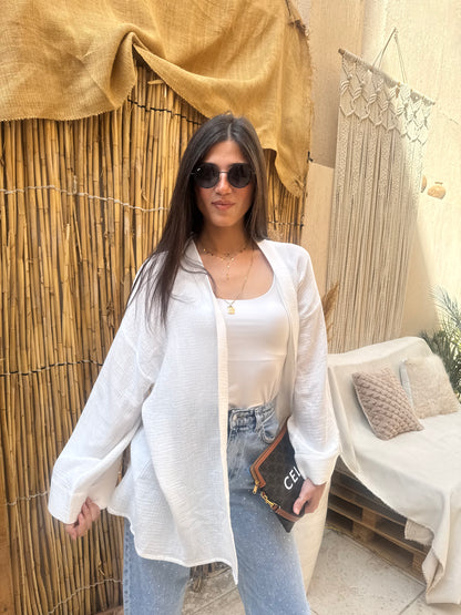 White summer cardigan