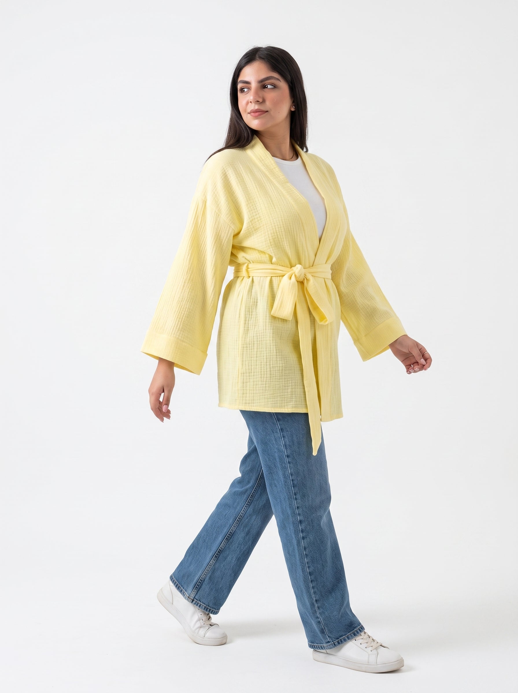 Yellow summer cardigan