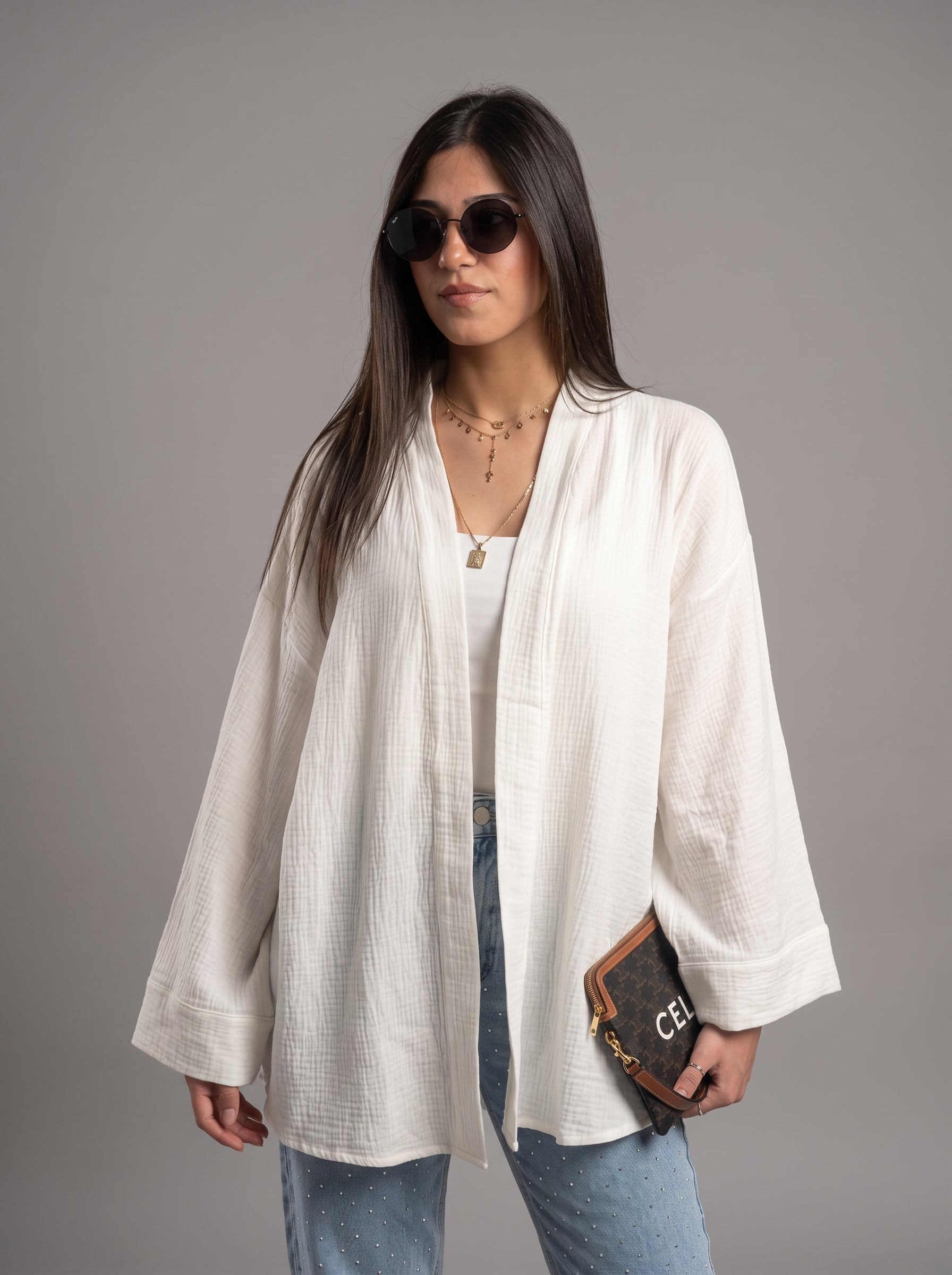 White summer cardigan